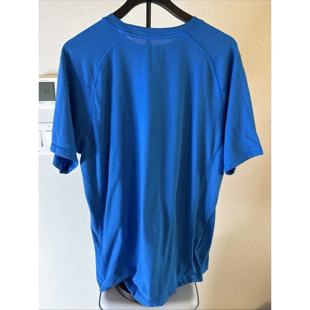The North Face Men's Short Sleeve Flash Dry T-Shirt Crew Neck Optic Blue XL